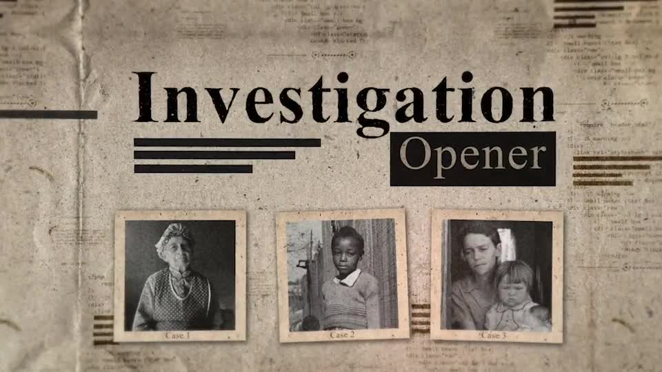 Investigation History Opener Videohive 29657083 After Effects Image 1