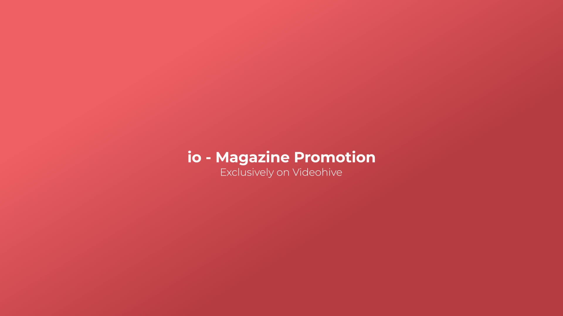 io Magazine Videohive 24968108 After Effects Image 1