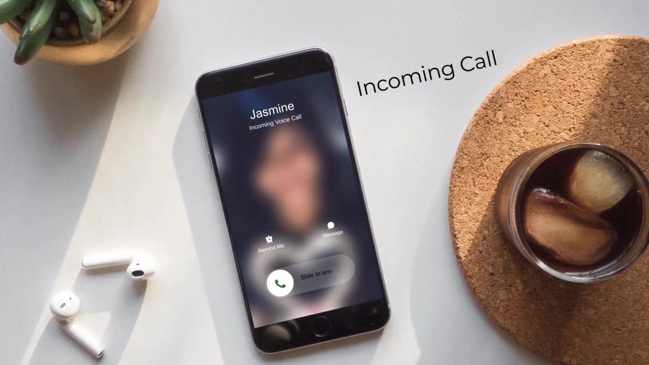 iOS Smart Phone Voice & Video Calls Videohive 25361711 After Effects Image 3