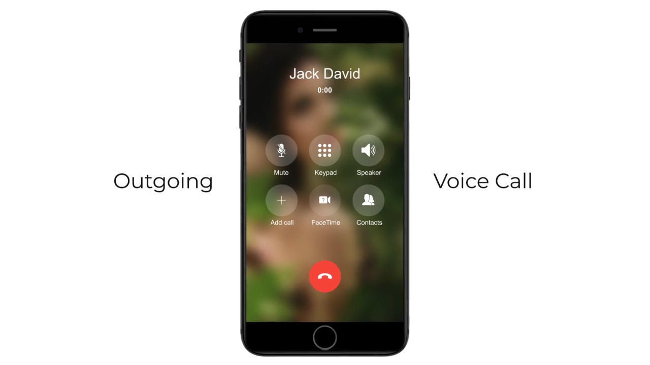 iOS Smart Phone Voice & Video Calls Videohive 25361711 After Effects Image 6