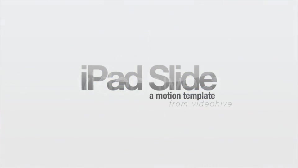 iPad Slide - Download Videohive 4215944