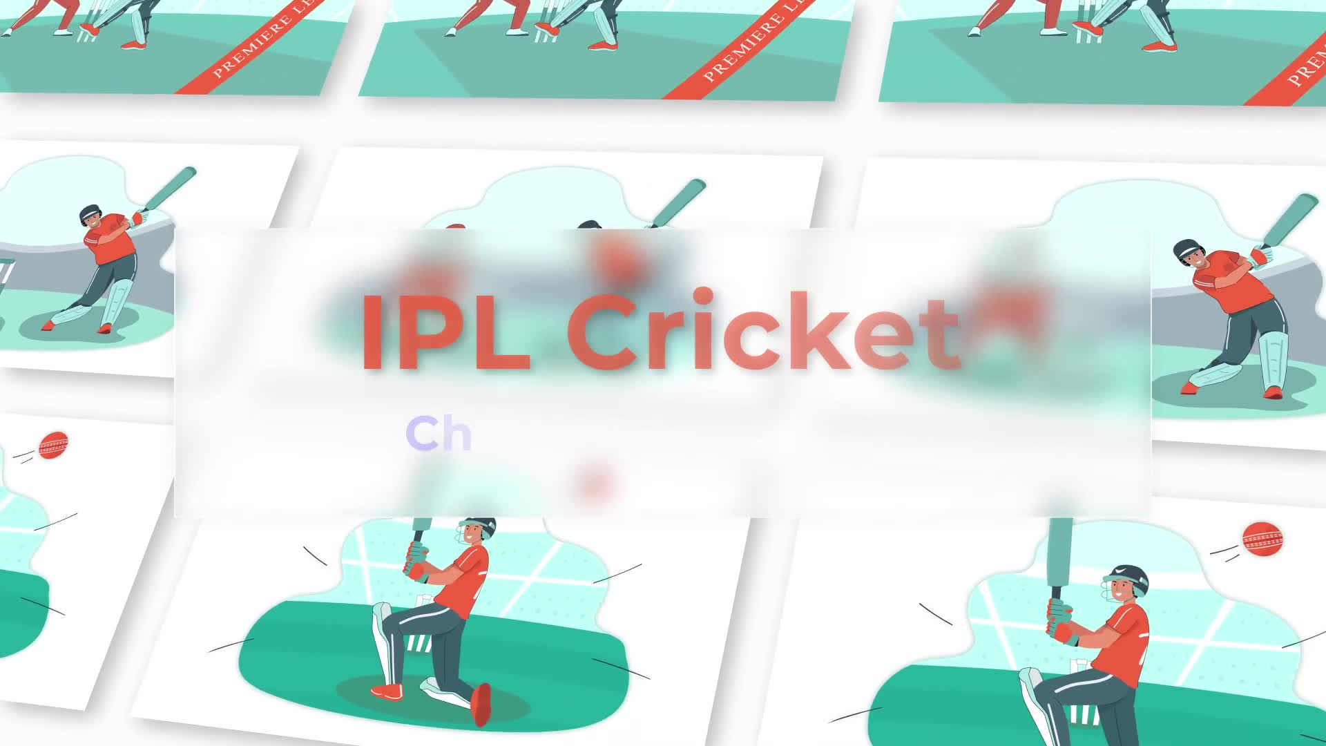 IPL Cricket Character Animation Scene Pack Videohive 37071413 After Effects Image 1