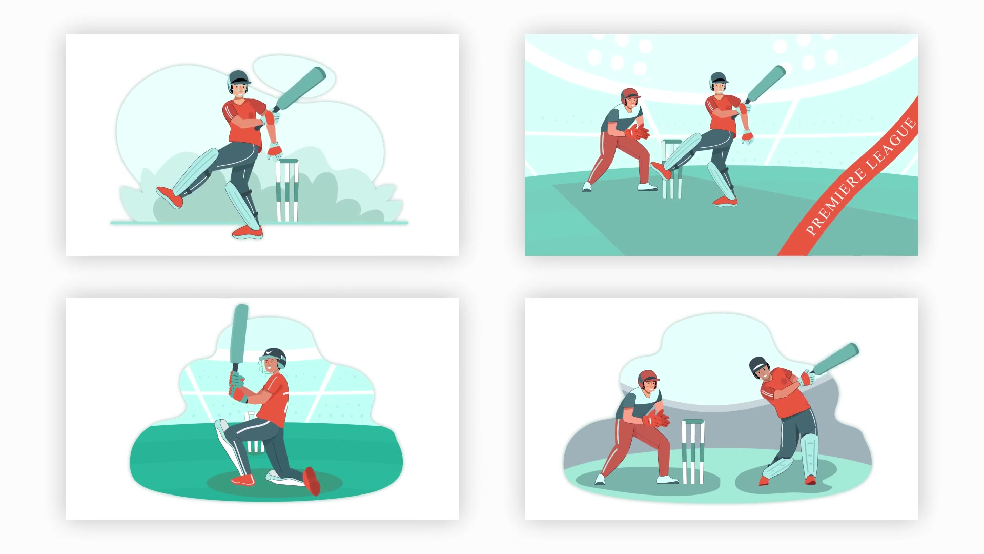 IPL Cricket Character Animation Scene Pack Videohive 37071413 After Effects Image 10