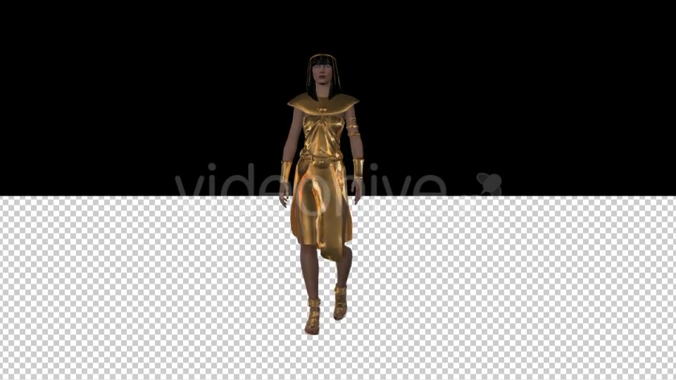 Isis Ancient Egyptian God Walking - Download Videohive 20203983