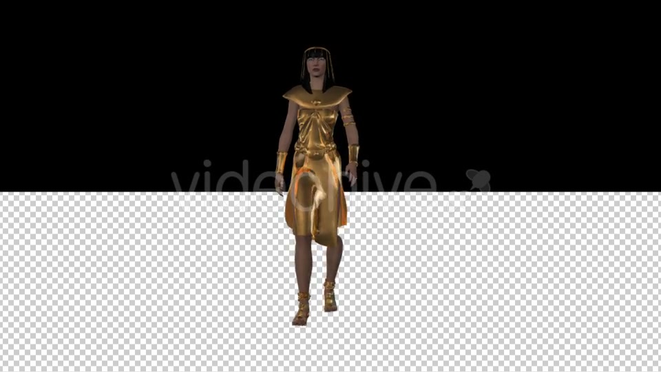 Isis Ancient Egyptian God Walking - Download Videohive 20203983