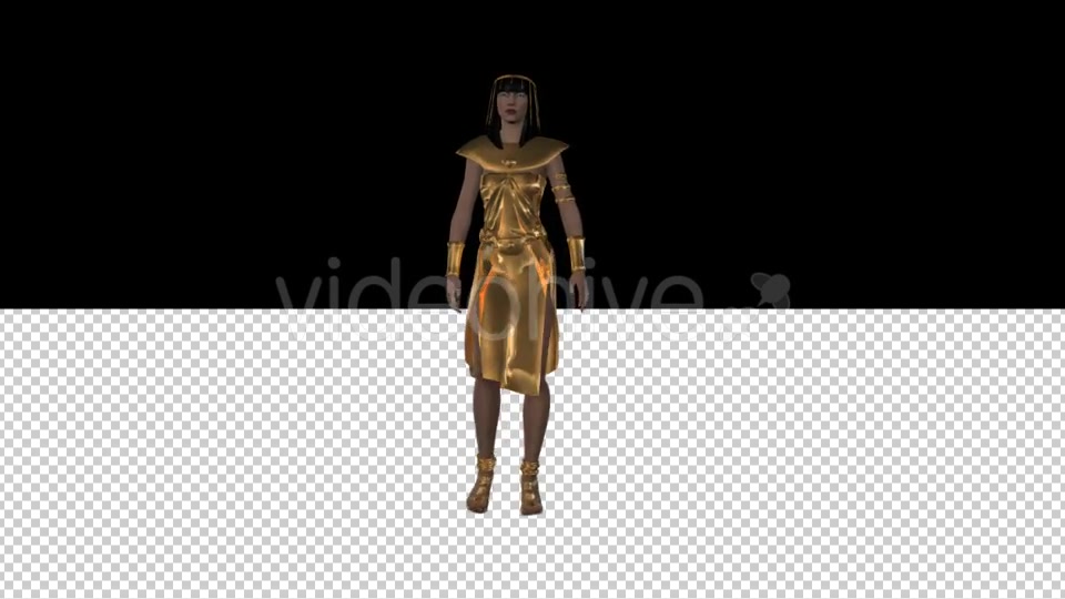 Isis Ancient Egyptian God Walking - Download Videohive 20203983