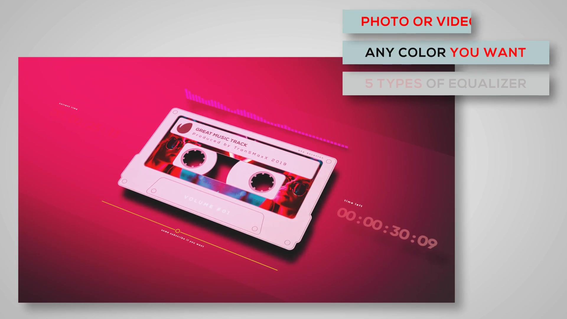ISO Tape 3d Audio Visualizer Videohive 21753733 After Effects Image 6