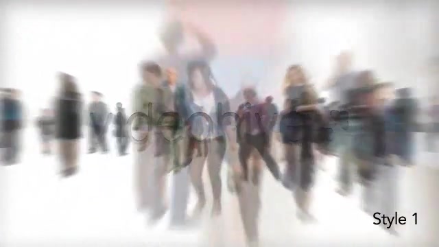 Isolated Crowd Of People Coming & Going With Alpha - Download Videohive 3405711
