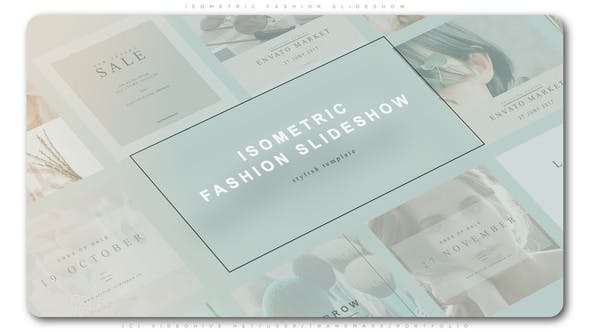 Isometric Fashion Slideshow - Videohive 23834971 Download