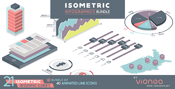 Isometric Infographics Bundle - Download Videohive 19743356