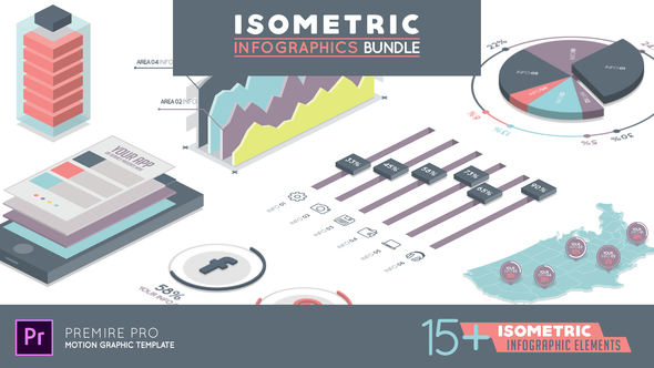 Isometric Infographics Bundle Premiere Pro - Download Videohive 22543039