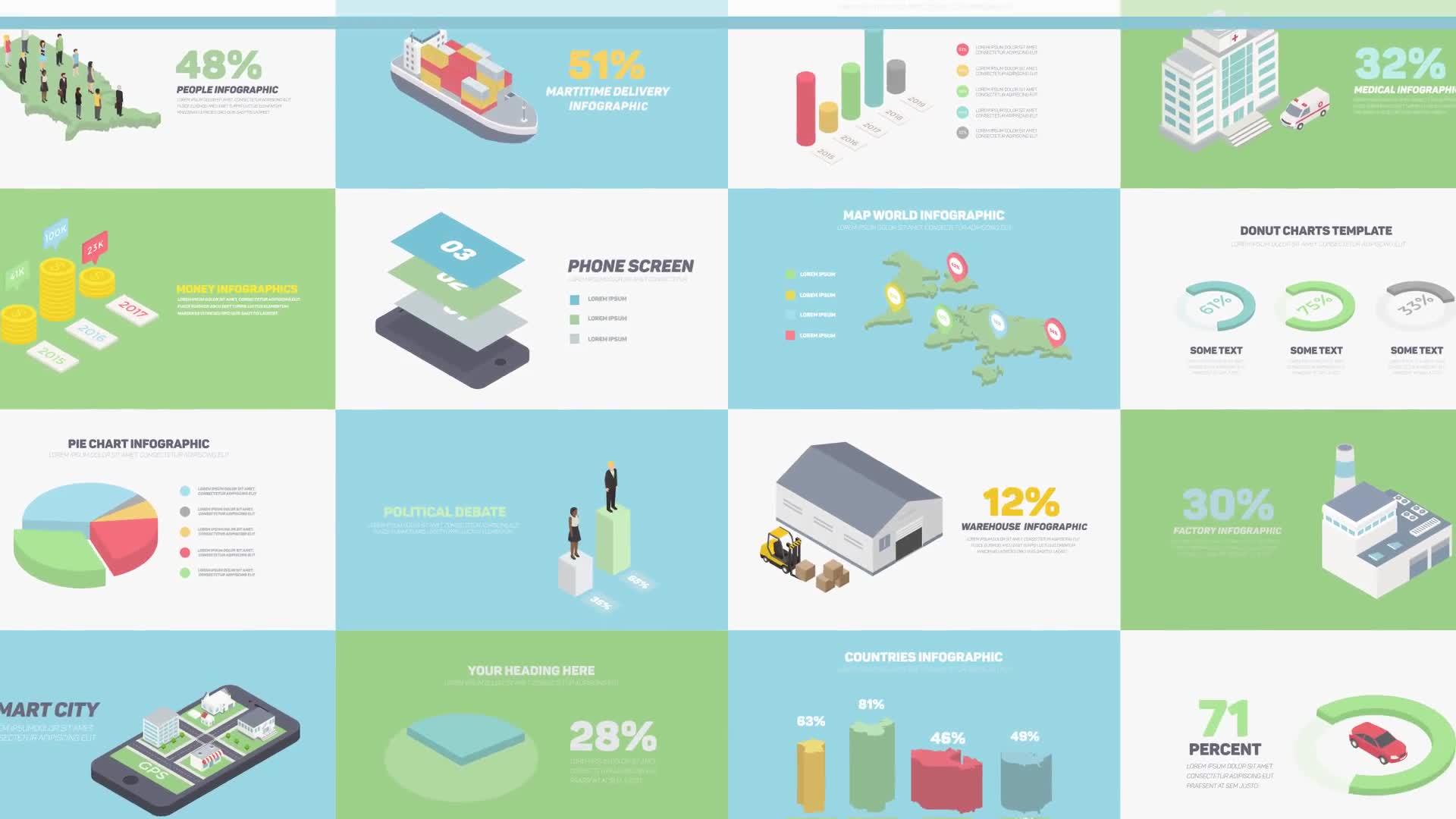 Isometric Infographics Videohive 20869321 After Effects Image 1