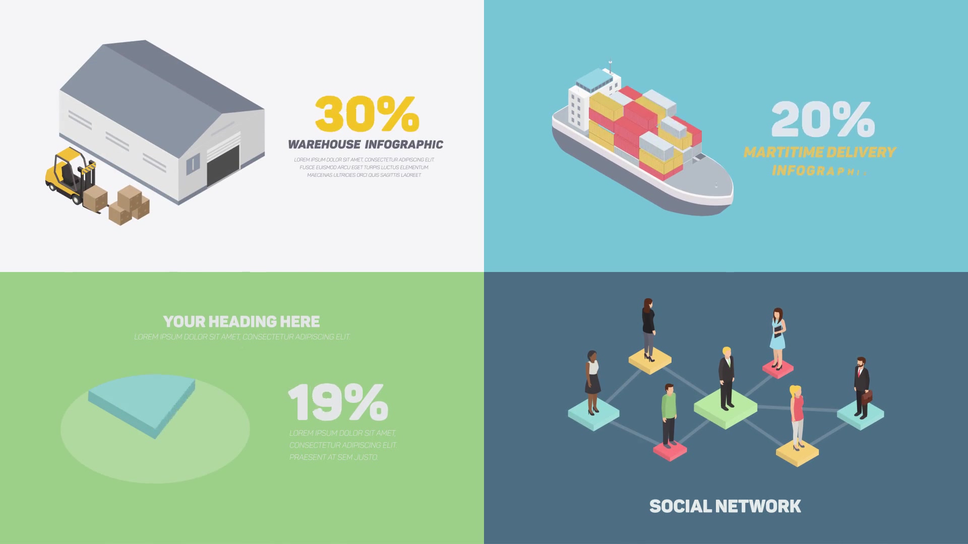 Isometric Infographics Videohive 20869321 After Effects Image 7