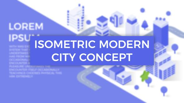 Isometric Modern City Concept - Videohive 24540985 Download