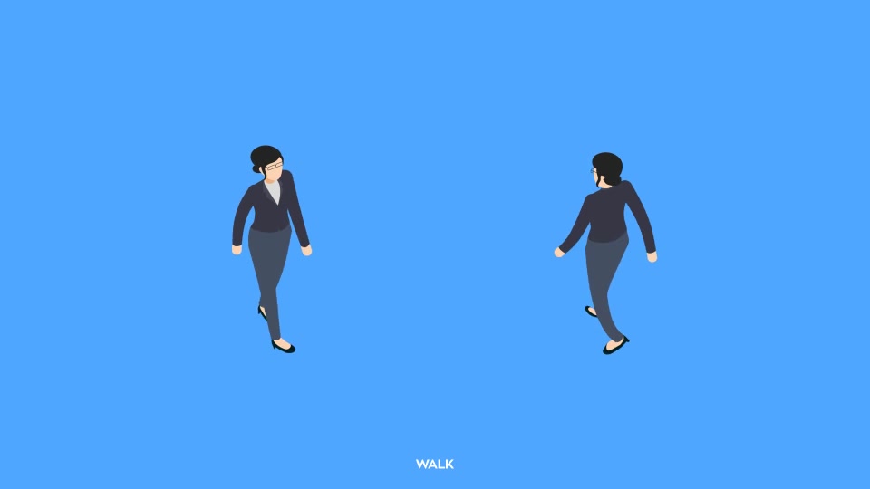 Isometric People Female Videohive 30021096 After Effects Image 11