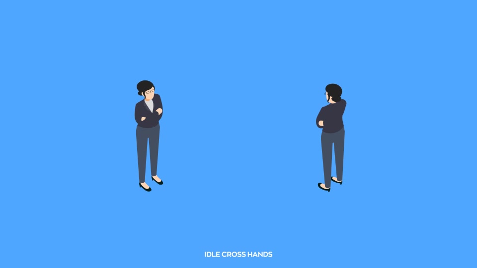 Isometric People Female Videohive 30021096 After Effects Image 6