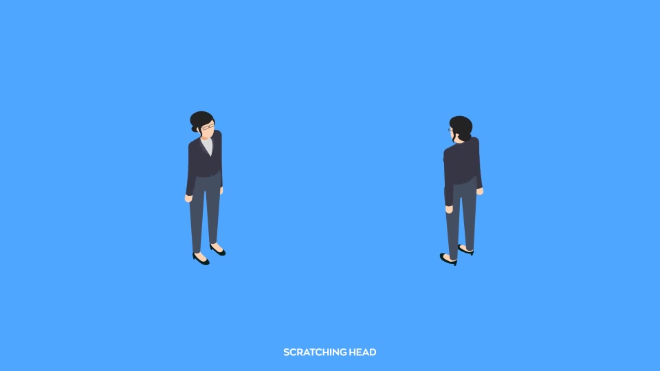 Isometric People Female Videohive 30021096 After Effects Image 9