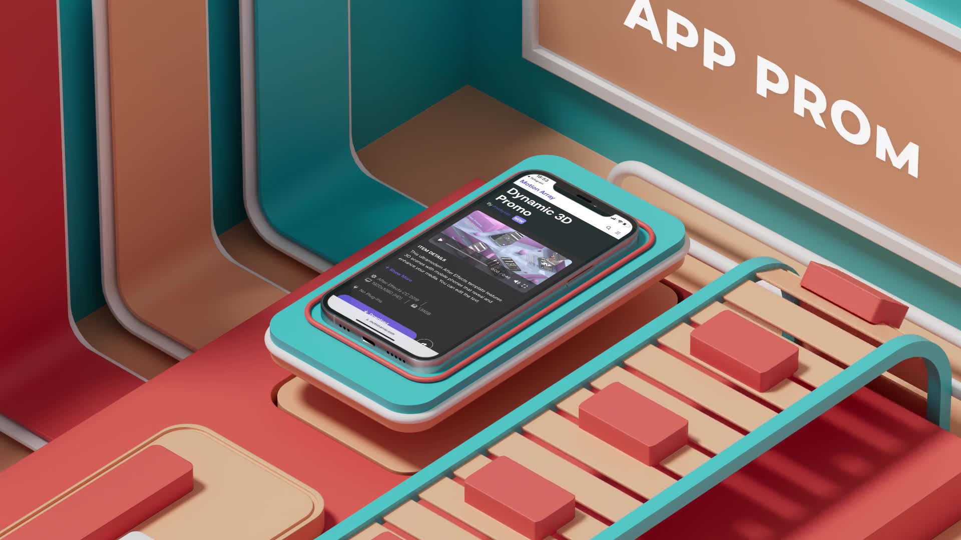 Isometric Phone Display Videohive 38649191 After Effects Image 7