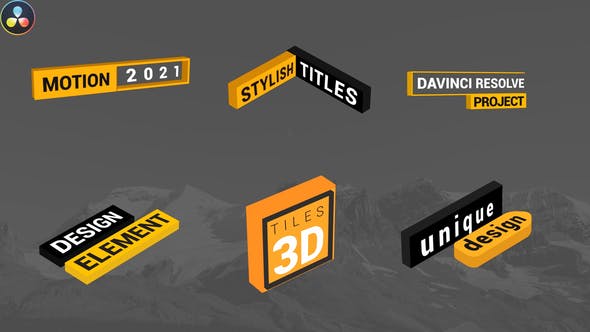 Isometric Titles - 32519255 Videohive Download