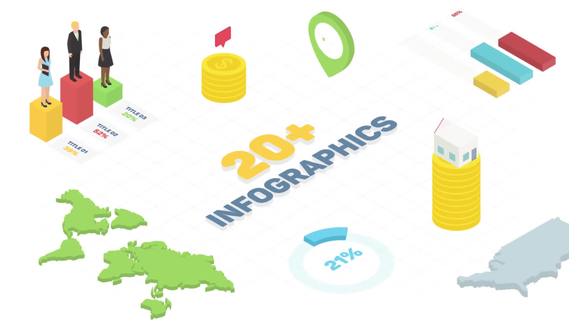 Isopix Isometric Explainer Pack Videohive 31944698 After Effects Image 1