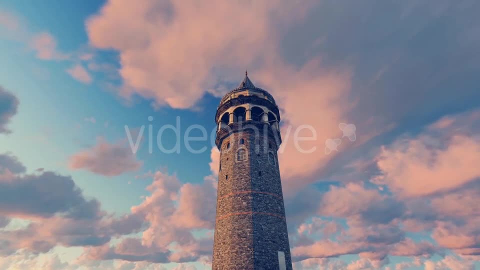 Istanbul Galata Tower Sunset - Download Videohive 18859459