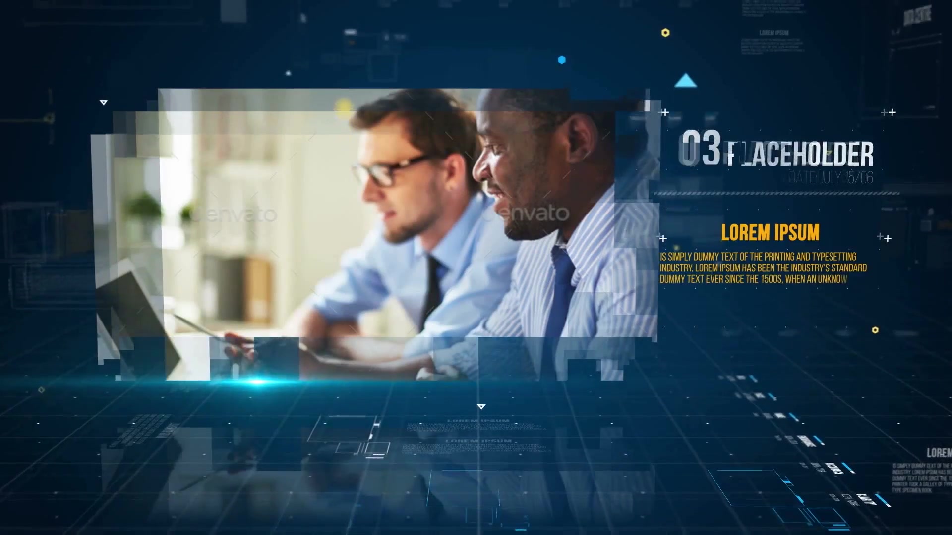 IT Slideshow/ Digital HUD Slide/ Interface Placeholders/ Sci fi Technology/ Business Presentations Videohive 11184463 After Effects Image 3