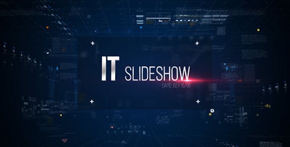 IT Slideshow/ Digital HUD Slide/ Interface Placeholders/ Sci fi Technology/ Business Presentations - Download Videohive 11184463