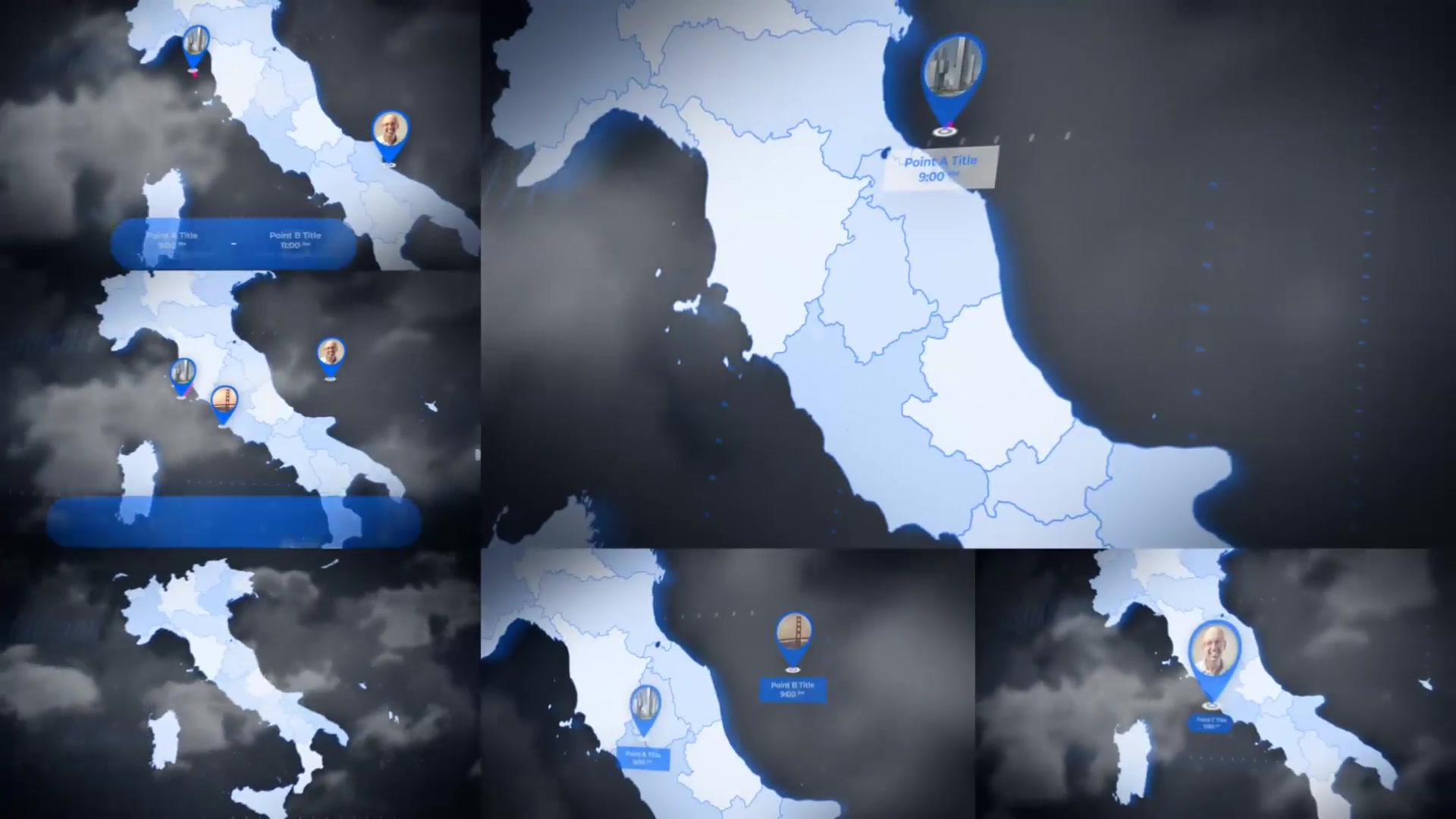 Italy Map Italian Map Kit Videohive 24074322 After Effects Image 8