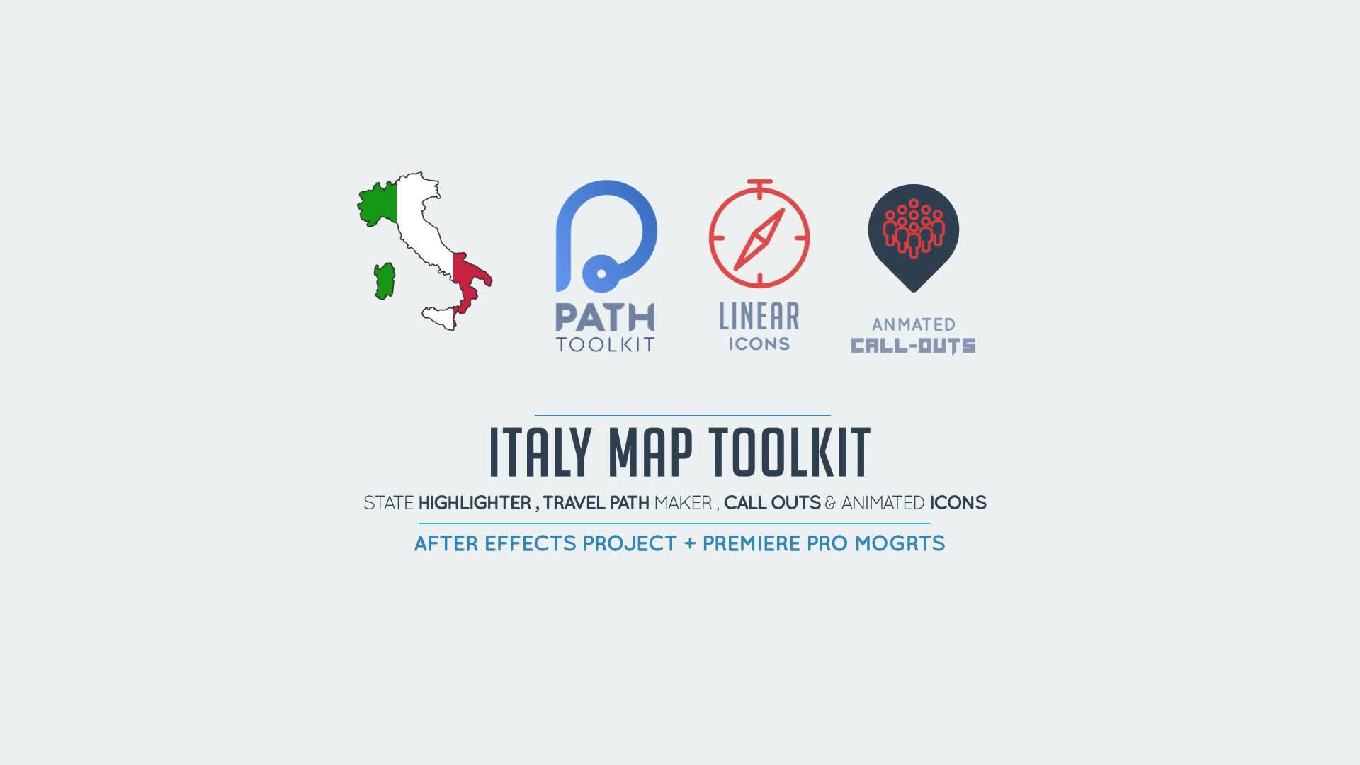 Italy Map Toolkit Videohive 26892363 After Effects Image 1