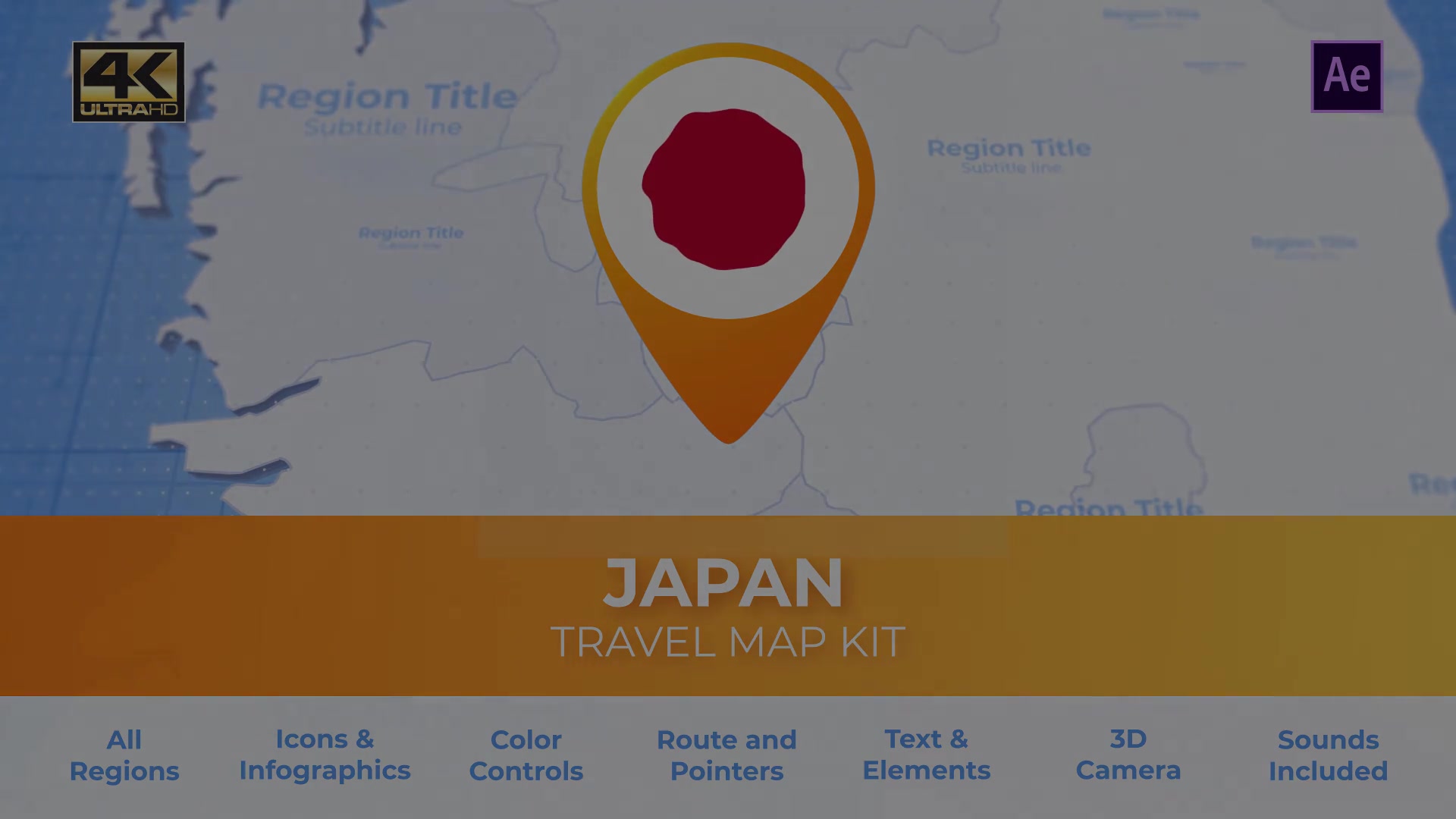 Japan Map Japan Travel Map Videohive 27933485 After Effects Image 13