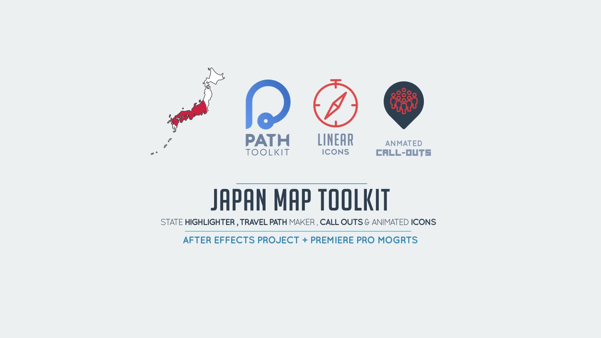 Japan Map Toolkit Videohive 29487843 After Effects Image 1