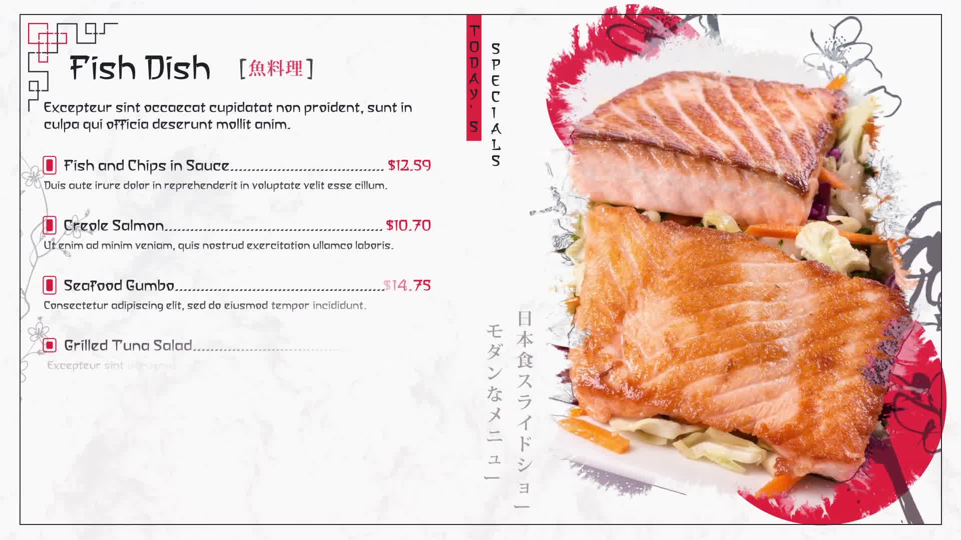 Japanese Restaurant Menu Videohive 34953672 After Effects Image 10