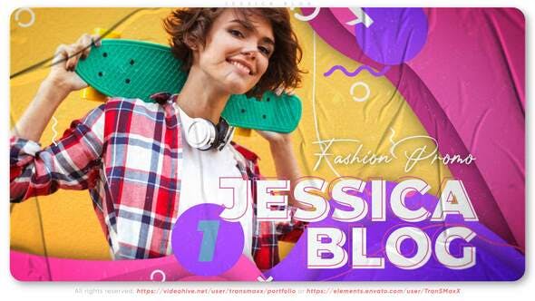 Jessica Blog. Fashion Promo - 30470476 Videohive Download