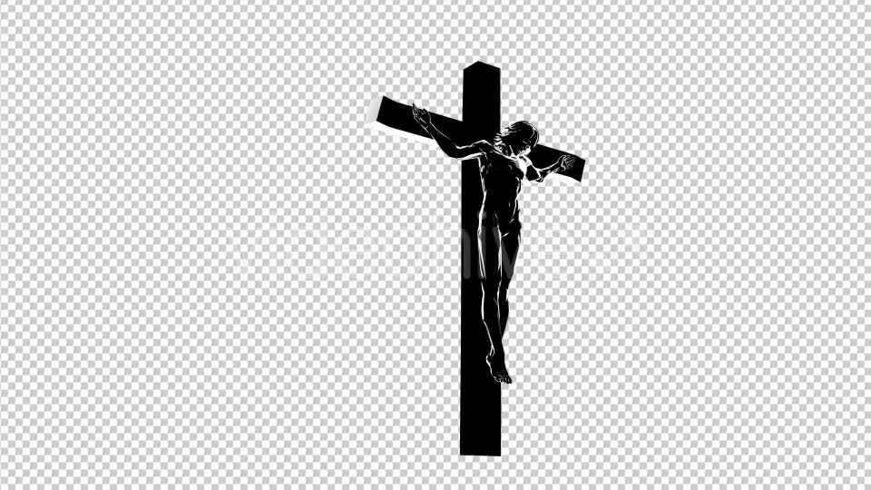 Jesus Christ on the Cross 3D Silhouette - Download Videohive 19481927