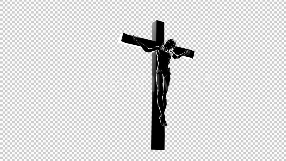 Jesus Christ on the Cross 3D Silhouette - Download Videohive 19481927