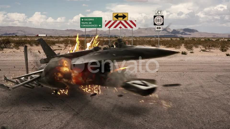 Jet Crash Videohive 27477205 Motion Graphics Image 9