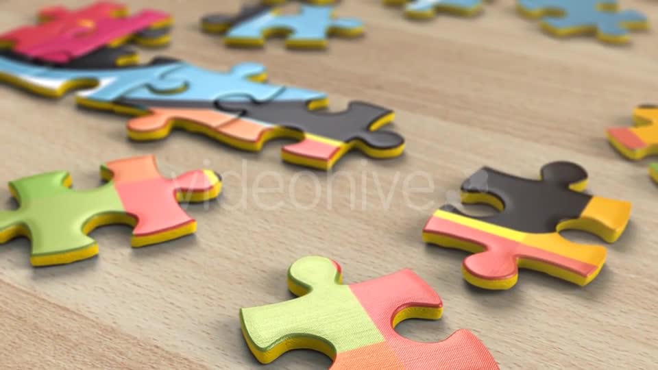 Jigsaw Puzzle Logo Reveal - Download Videohive 18193239