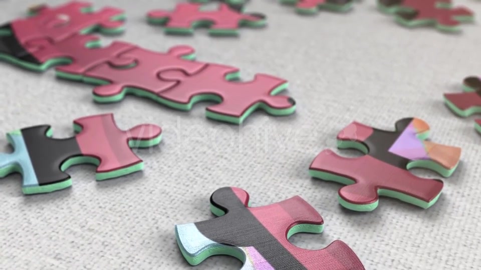 Jigsaw Puzzle Logo Reveal - Download Videohive 18193239