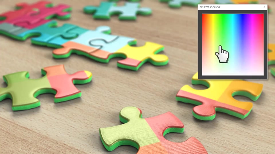 Jigsaw Puzzle Logo Reveal - Download Videohive 18193239
