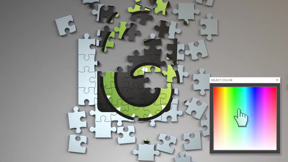 Jigsaw Puzzle Logo Reveal - Download Videohive 18193239