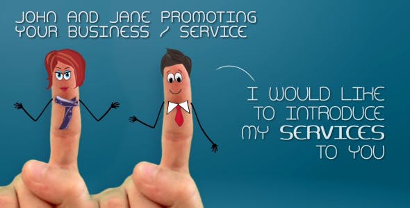 John and Jane Promoting Your Business/Service - 2880043 Download Videohive