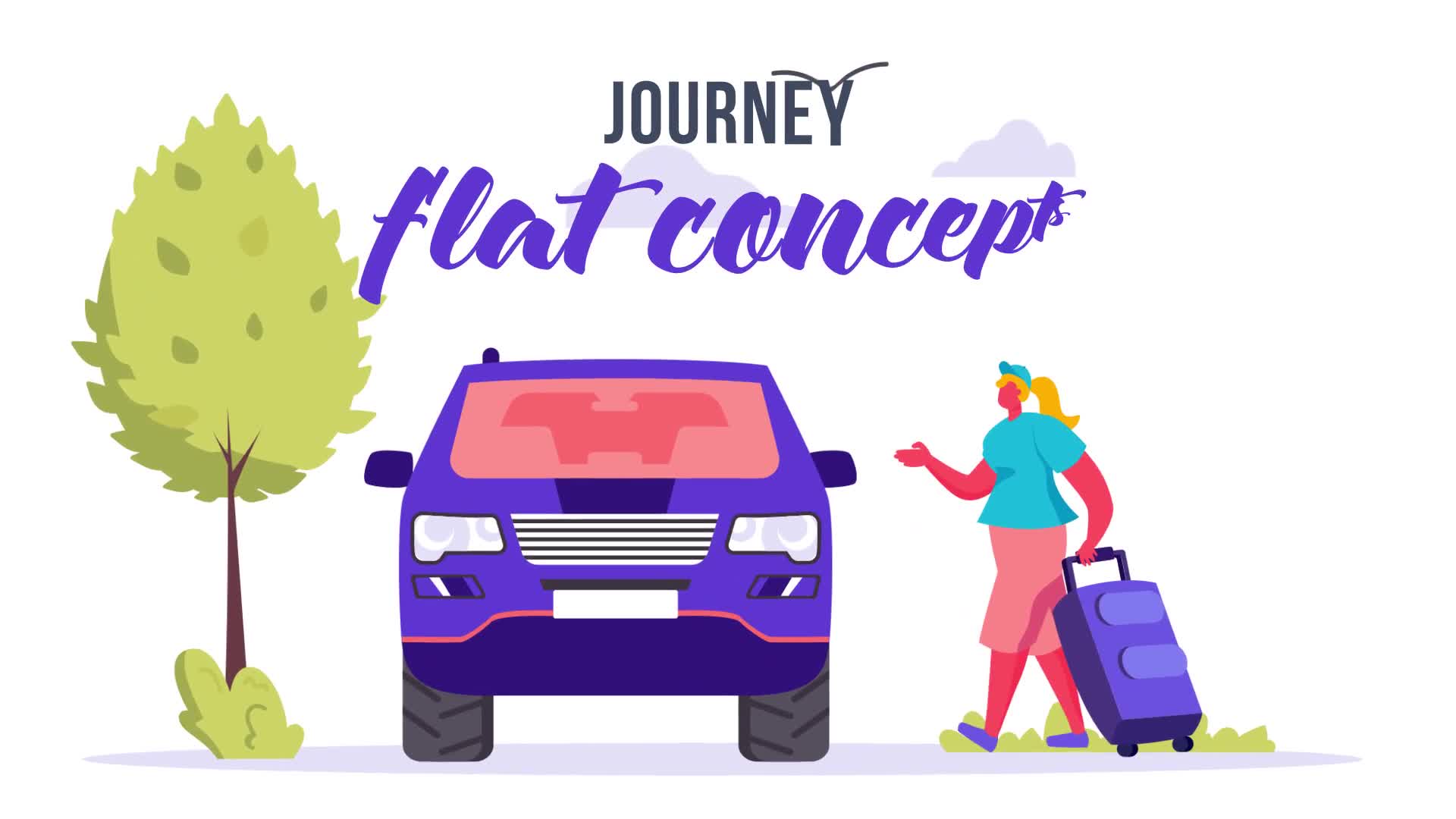 Journey Flat Concept Videohive 33544799 After Effects Image 1