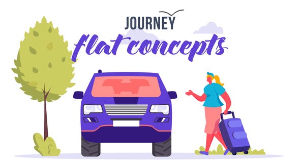 Journey Flat Concept - 33544799 Download Videohive