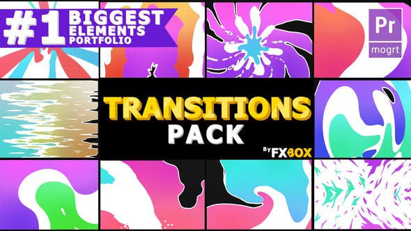Juicy Colorful Transitions | Premiere Pro MOGRT - Videohive 23824092 Download