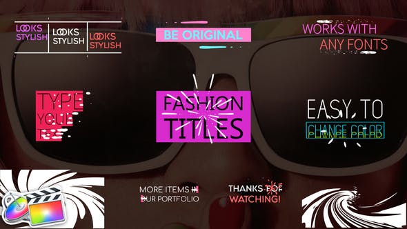 Juicy Fashion Titles | FCPX - 25500415 Videohive Download