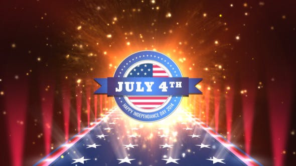 July 4th Logo Opener - Videohive Download 8102113