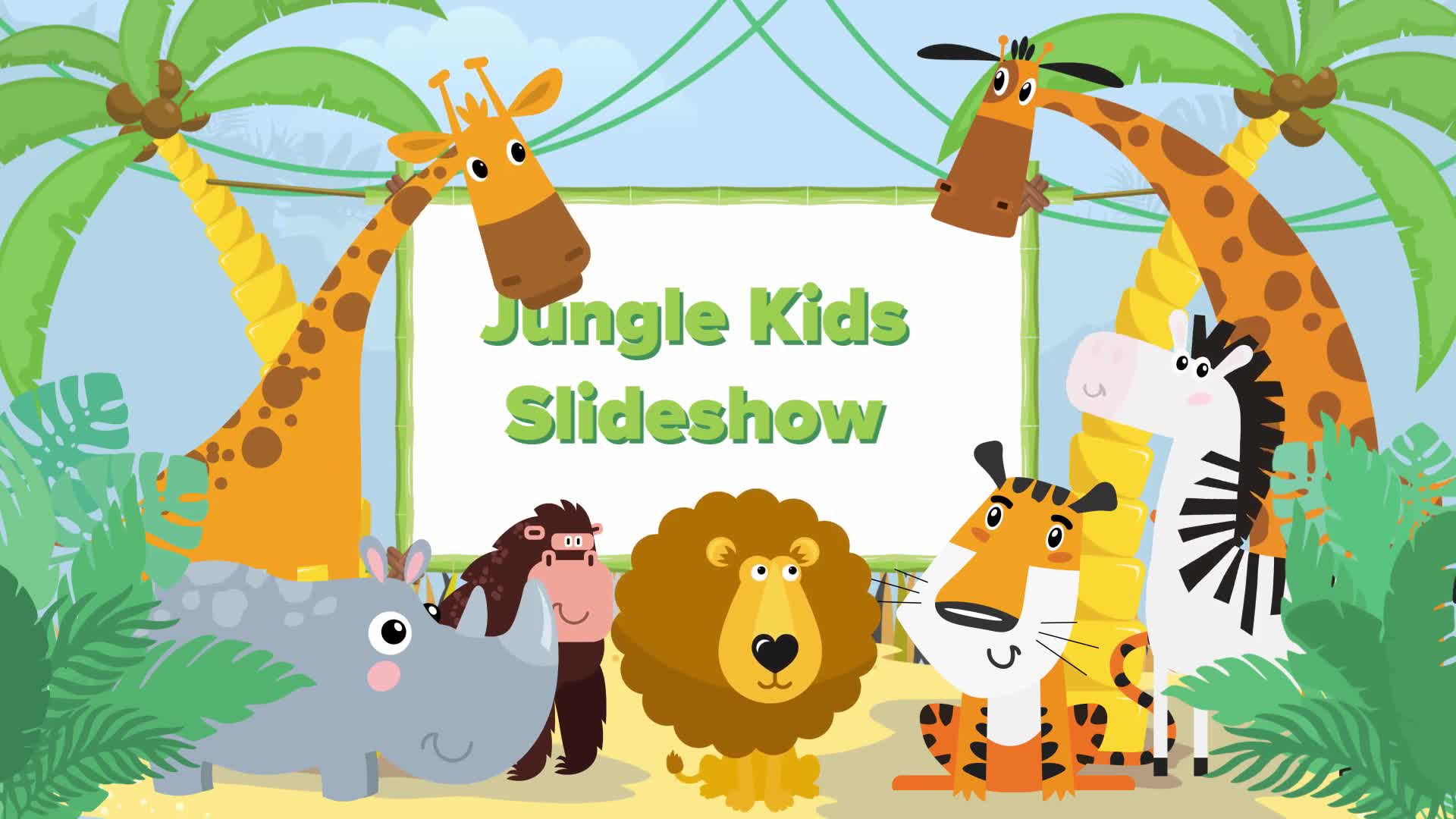 Jungle Kids Slideshow Videohive 39084190 After Effects Image 1