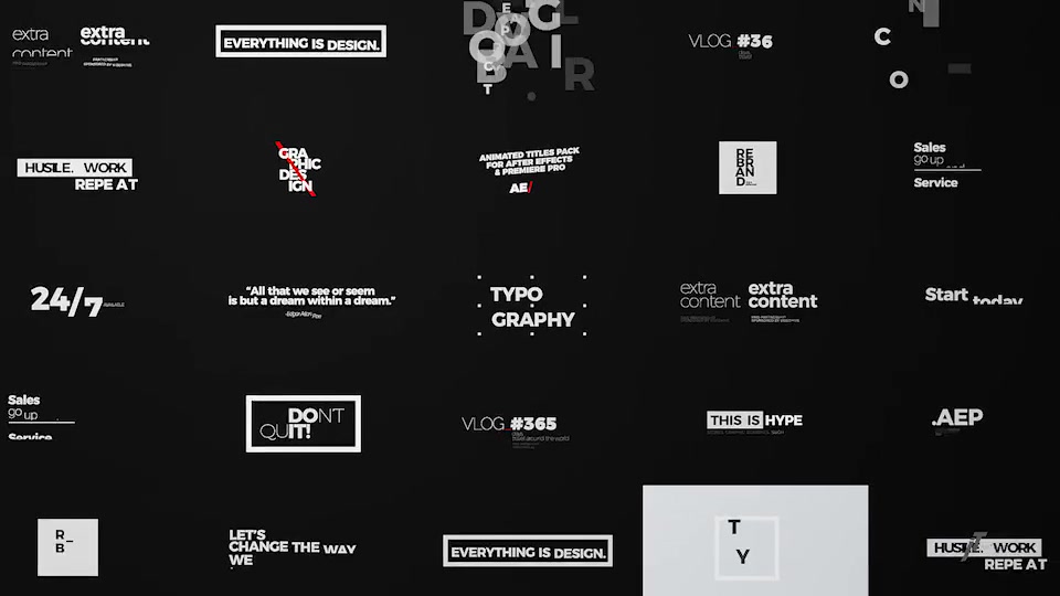 Just Type | Modern Titles Videohive 23898133 After Effects Image 4