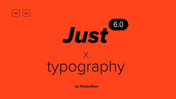Just Typography 6.0 - Download Videohive 36215828