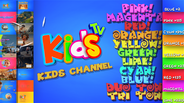 Kids And Family Channel Broadcast Graphics Package - Download Videohive 20904879